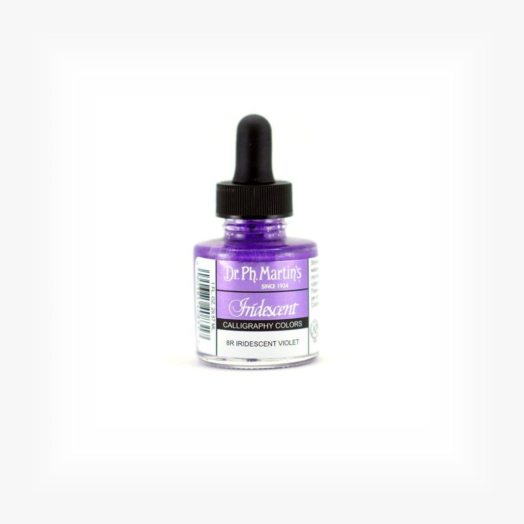Dr. Ph. Martin's Iridescent Calligraphy Colors Paint - 30 ML Bottle - Iridescent Violet (8R)