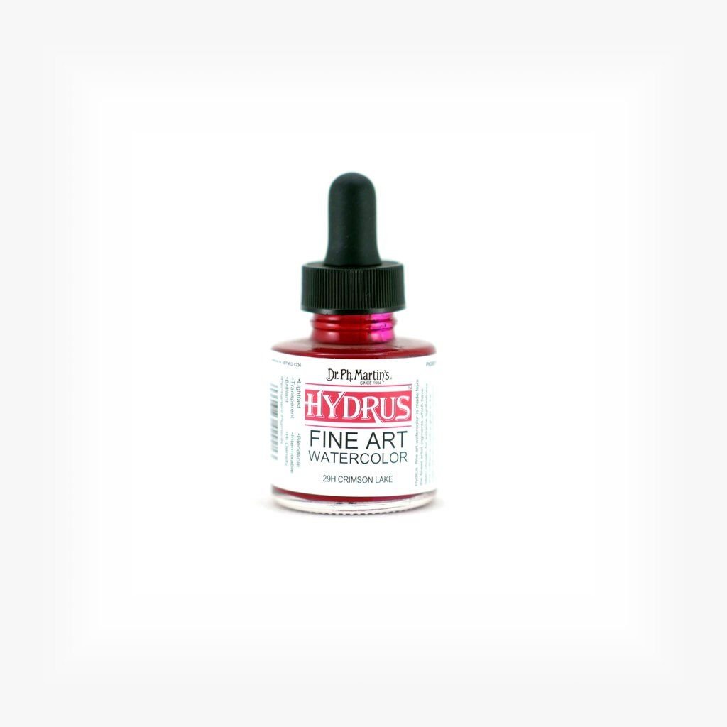 Dr. Ph. Martin's Hydrus Fine Art Watercolor Paint - 30 ml Bottle - Crimson Lake (29H)