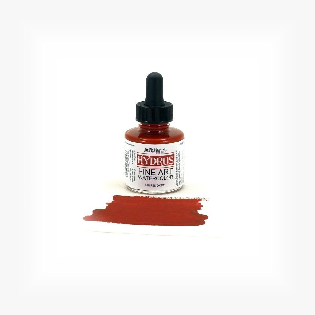 Dr. Ph. Martin's Hydrus Fine Art Watercolor Paint - 30 ml Bottle - Red Oxide (31H)