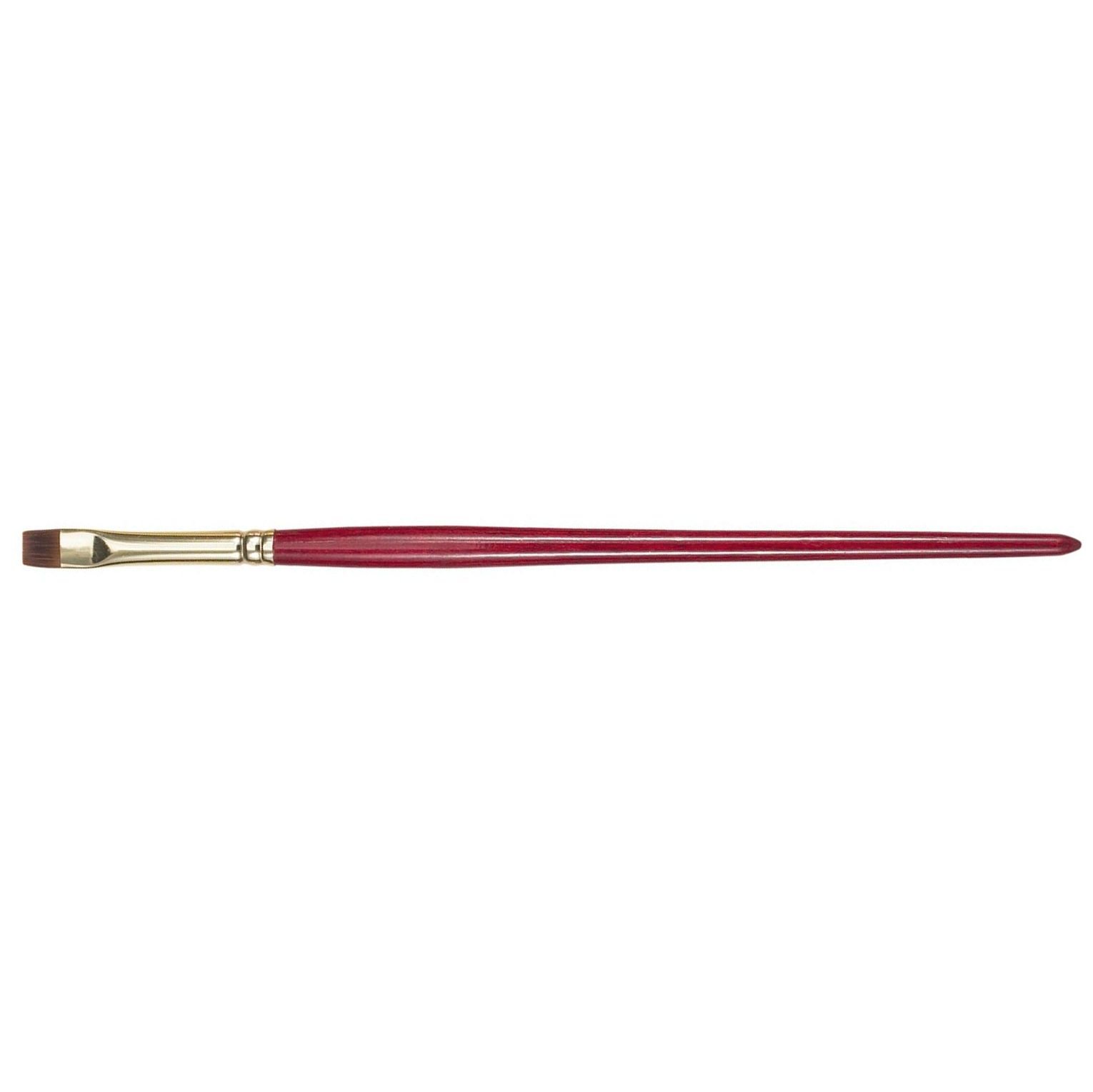 Princeton Series 4050 Heritage Synthetic Sable Brush - Bright - Short Handle - Size: 4