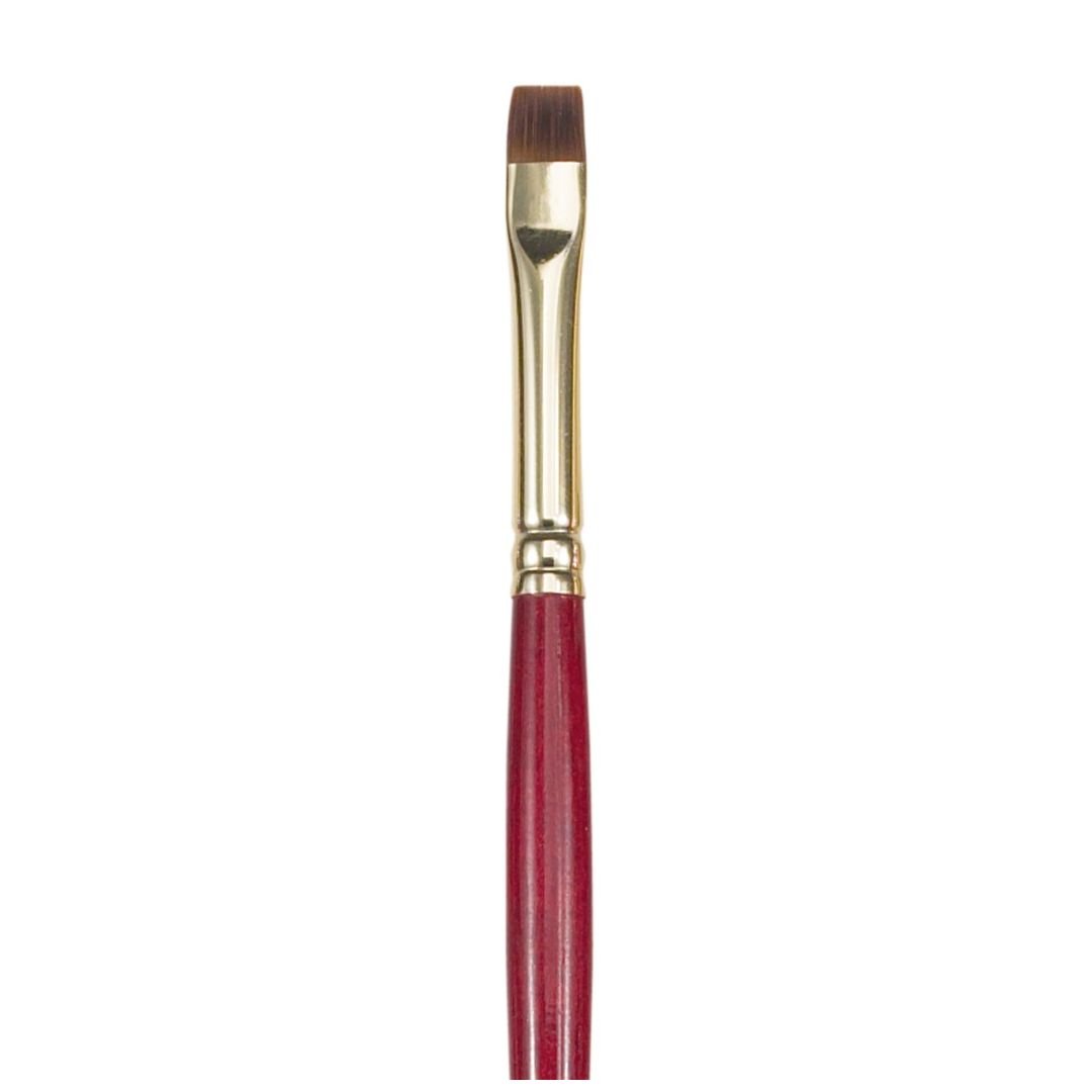 Princeton Series 4050 Heritage Synthetic Sable Brush - Bright - Short Handle - Size: 8