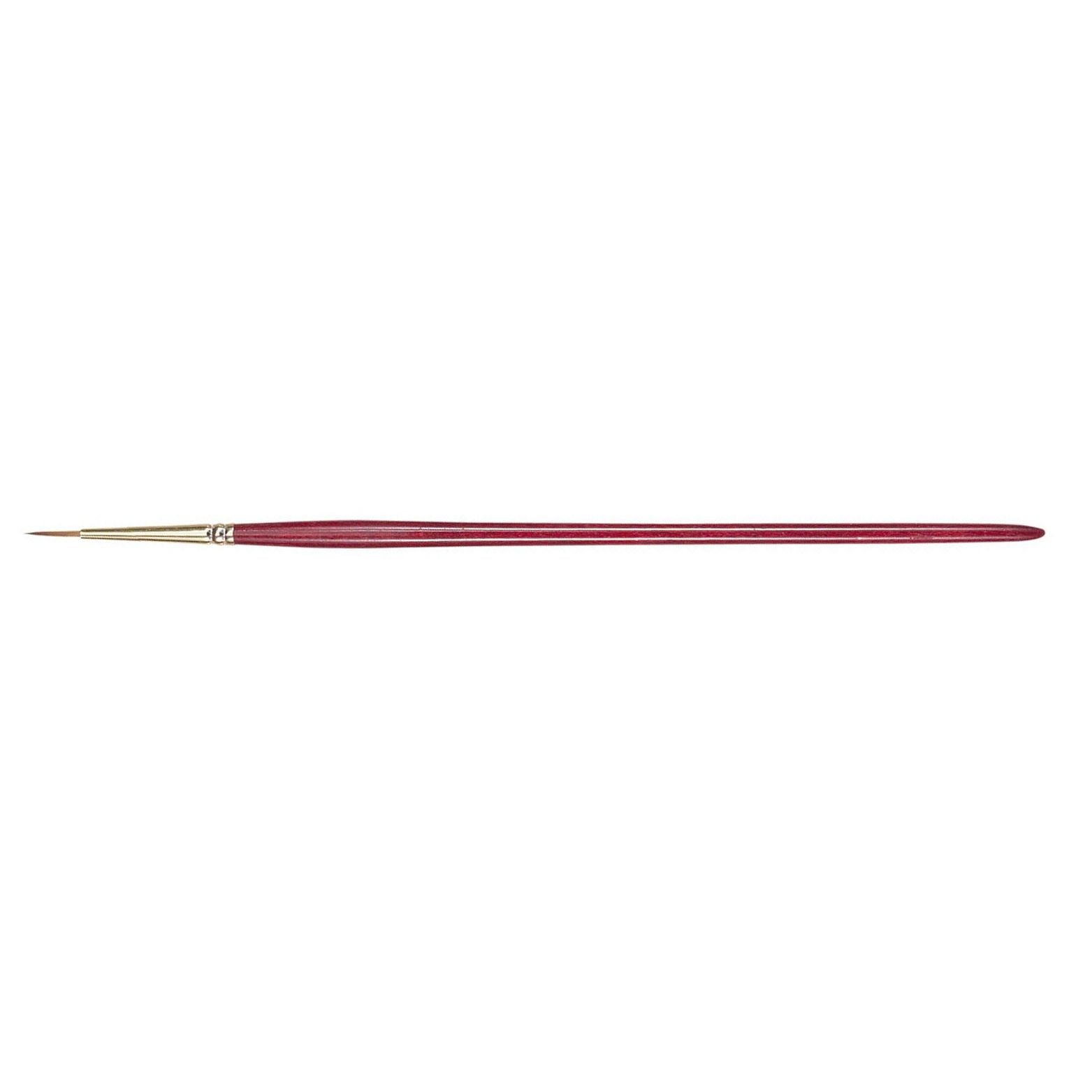 Princeton Series 4050 Heritage Synthetic Sable Brush - Short Liner - Short Handle - Size: 10/0