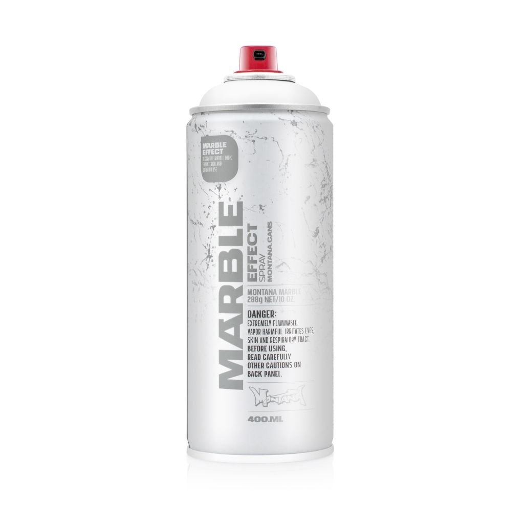 Montana Cans Marble Effect Spray Paint - 400 ML Can - White (EM 9100)