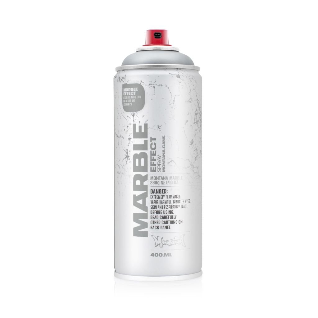 Montana Cans Marble Effect Spray Paint - 400 ML Can - Silver