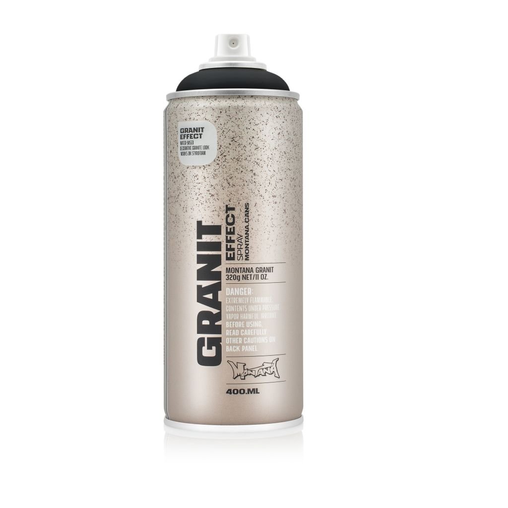 Montana Cans Granit Effect Spray Paint - 400 ML Can - Black (EG 9000)