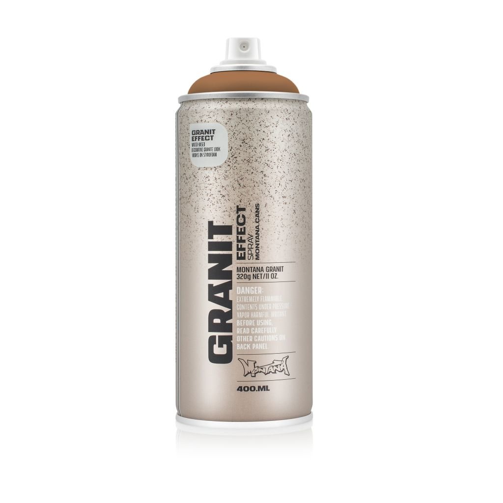 Montana Cans Granit Effect Spray Paint - 400 ML Can - Brown (EG 8000)