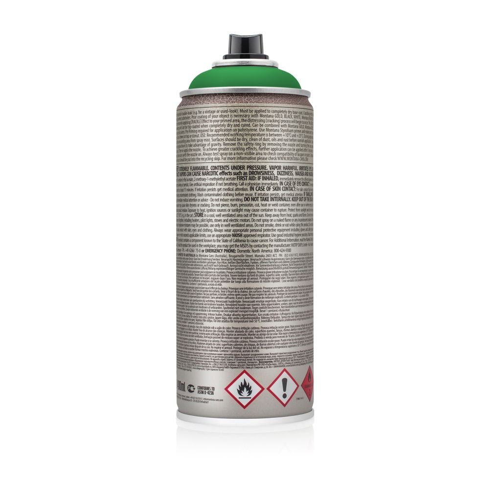 Montana Cans Crackle Effect Spray Paint - 400 ML Can - Patina Green (EC 6000)