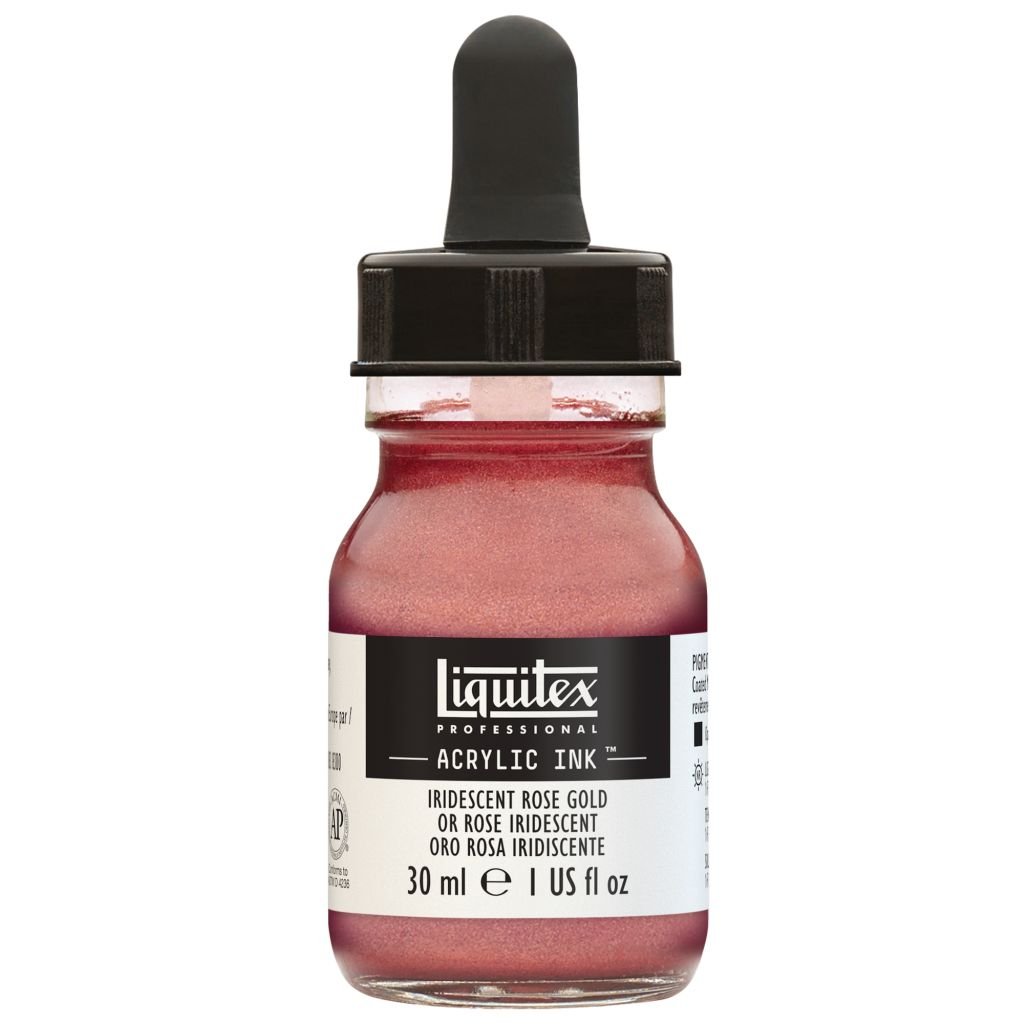 Liquitex Professional Acrylic Ink - Iridescent Rose Gold (227) - Bottle of 30 ML