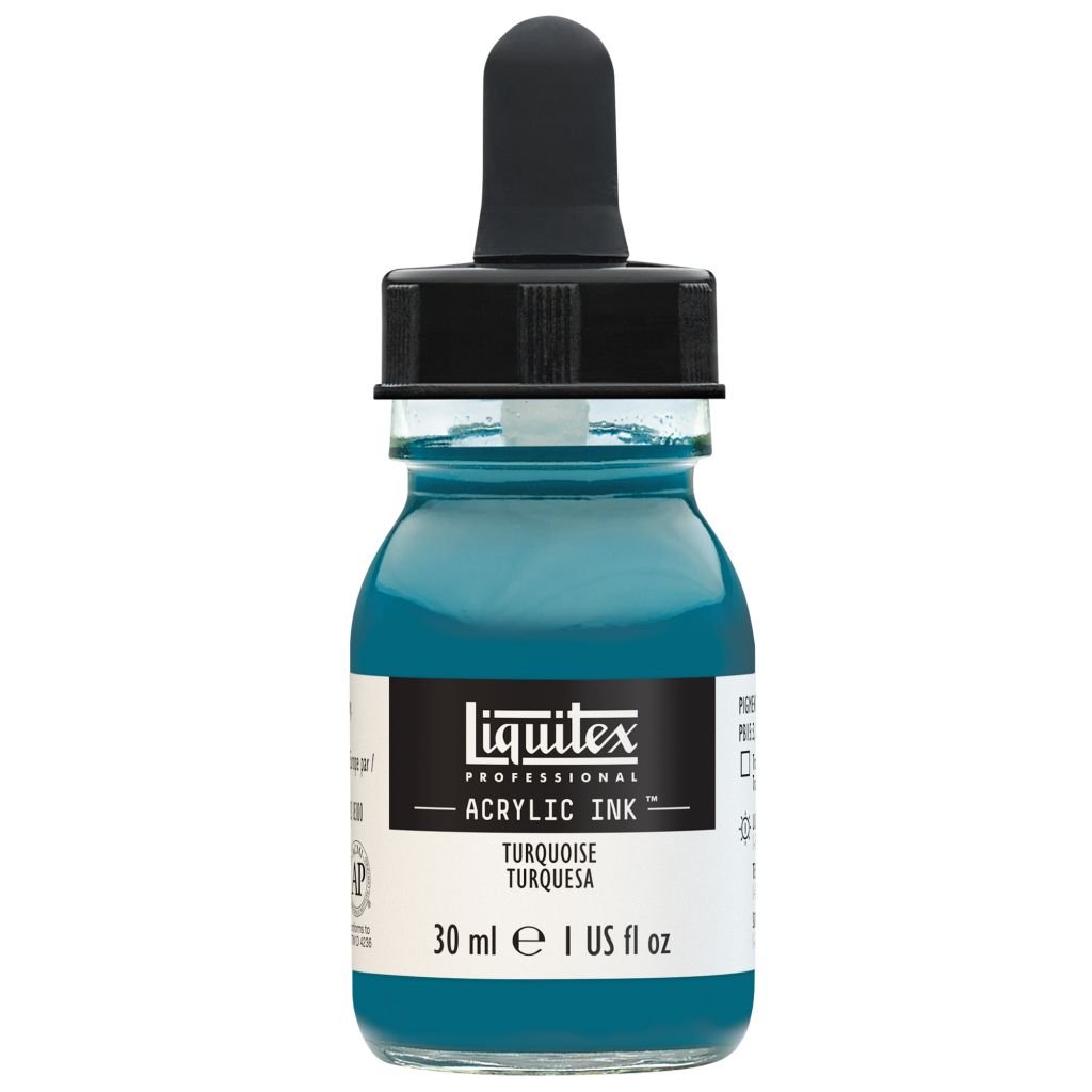 Liquitex Professional Acrylic Ink - Turquoise (287) - Bottle of 30 ML