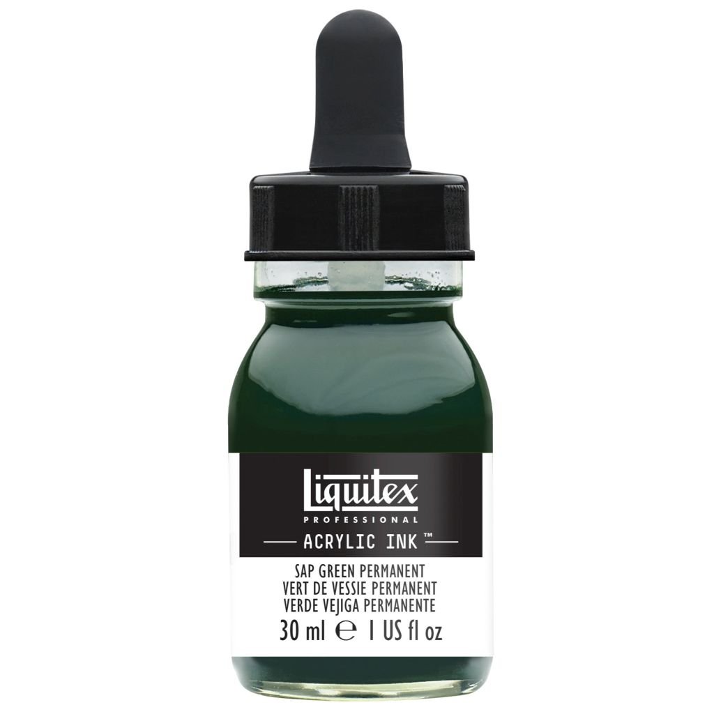 Liquitex Professional Acrylic Ink - Sap Green Permanent (315) - Bottle of 30 ML