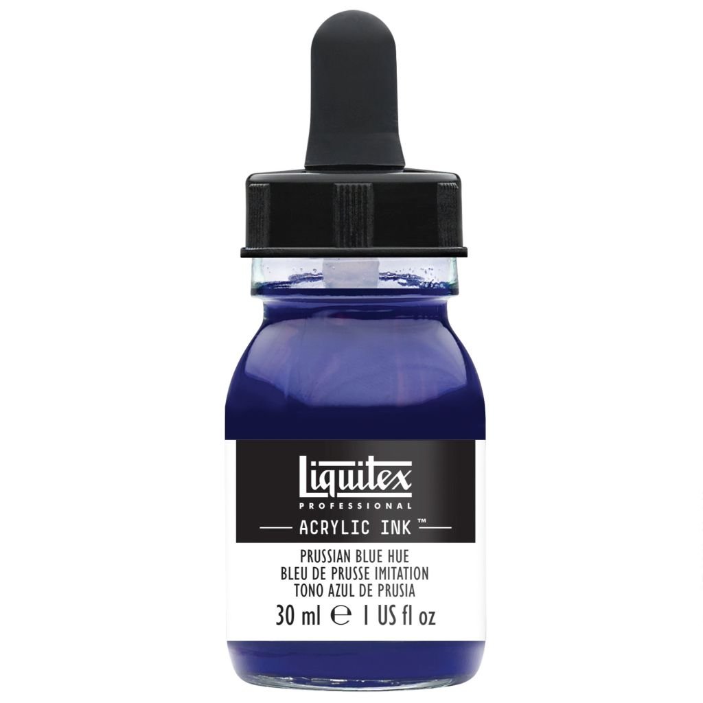 Liquitex Professional Acrylic Ink - Prussian Blue Hue (320) - Bottle of 30 ML