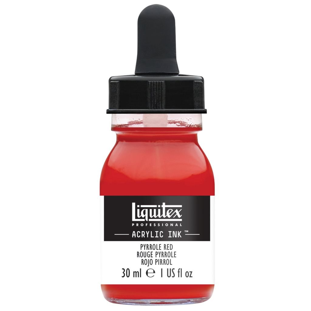 Liquitex Professional Acrylic Ink - Pyrrole Red (321) - Bottle of 30 ML