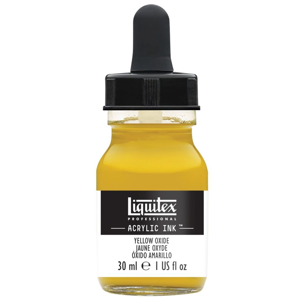 Liquitex Professional Acrylic Ink - Yellow Oxide (416) - Bottle of 30 ML
