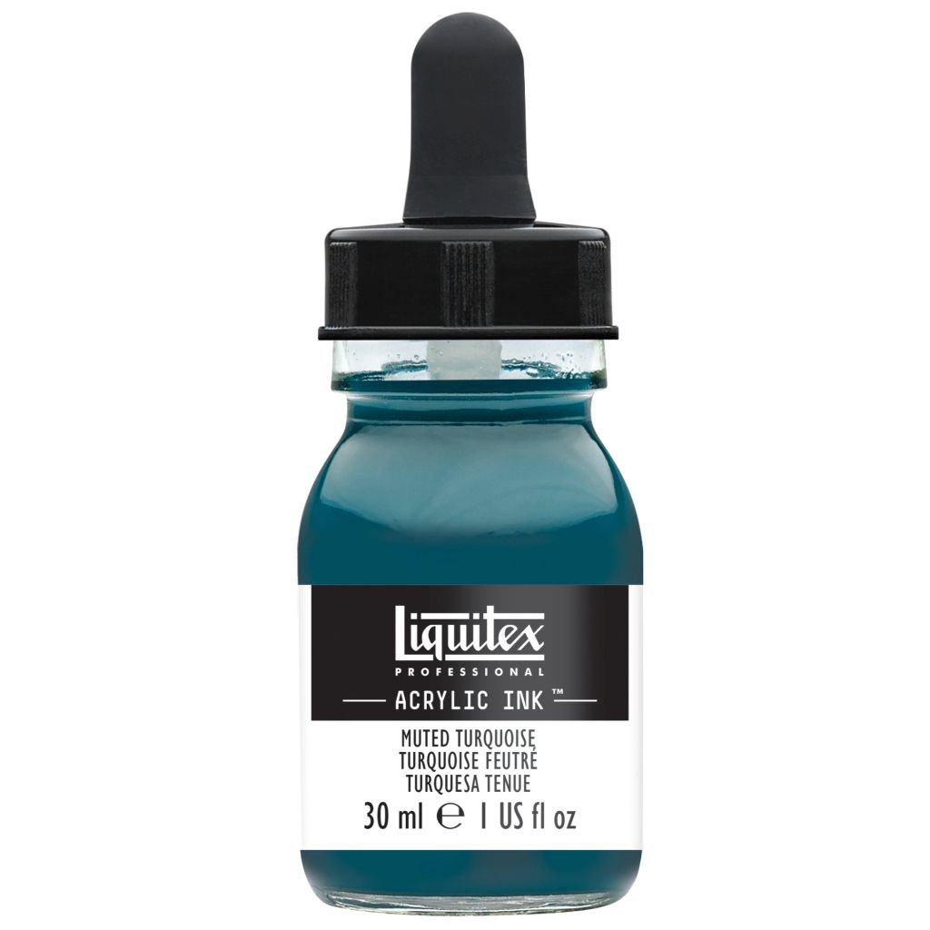 Liquitex Professional Acrylic Ink - Turquoise Muted (503) - Bottle of 30 ML