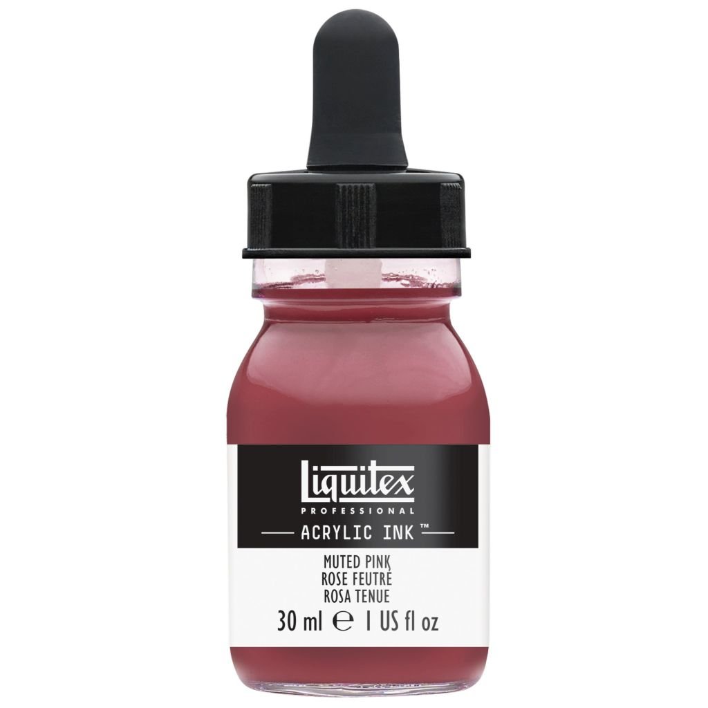 Liquitex Professional Acrylic Ink - Pink Muted (504) - Bottle of 30 ML