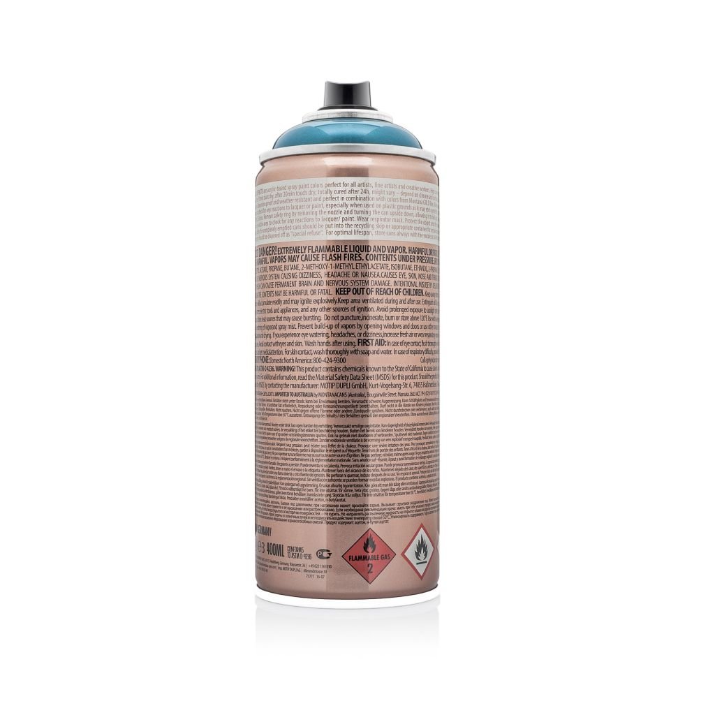 Montana Cans Metallic Effect Spray Paint - 400 ML Can - Caribbean (EMC 6250)