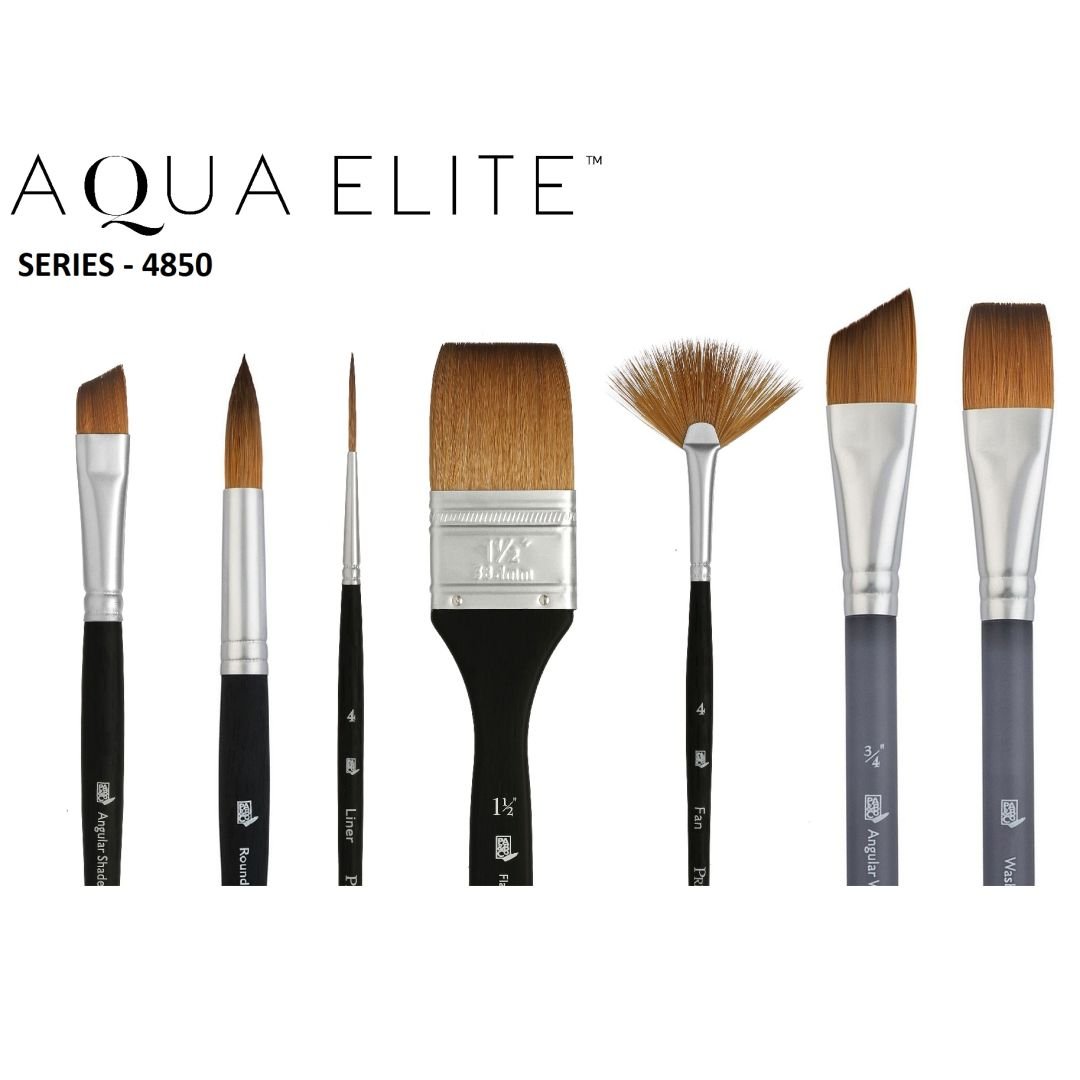 Princeton Aqua Elite Series 4850 Synthetic Watercolor Brushes