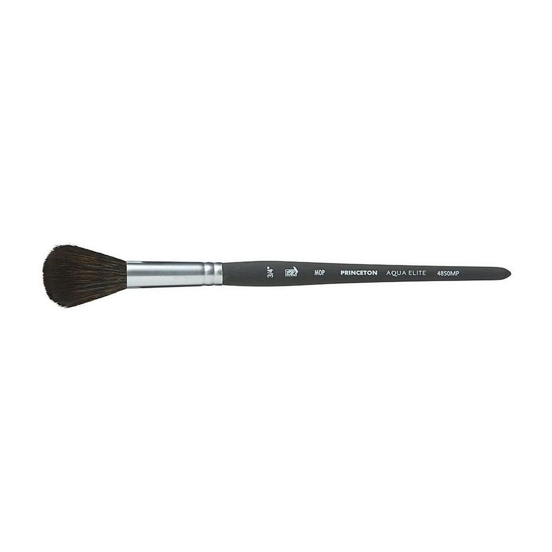 Princeton Series 4850 Aqua Elite Synthetic Kolinsky Sable Brush - Mop - Short Handle - Size: 3/4