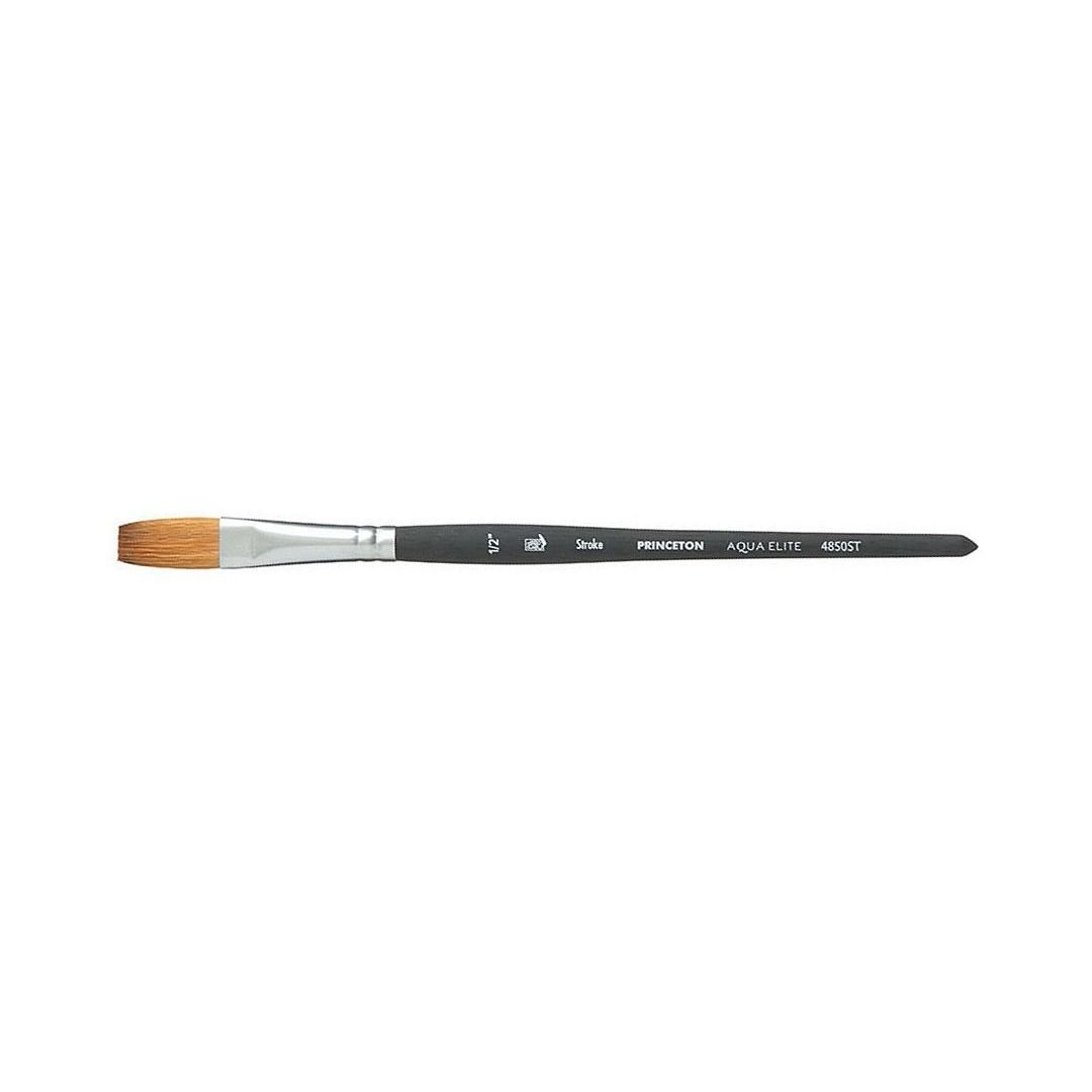 Princeton Series 4850 Aqua Elite Synthetic Kolinsky Sable Brush - Stroke - Short Handle - Size: 3/4