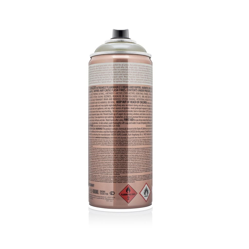 Montana Cans Metallic Effect Spray Paint - 400 ML Can - Titanium (EMC 1010)
