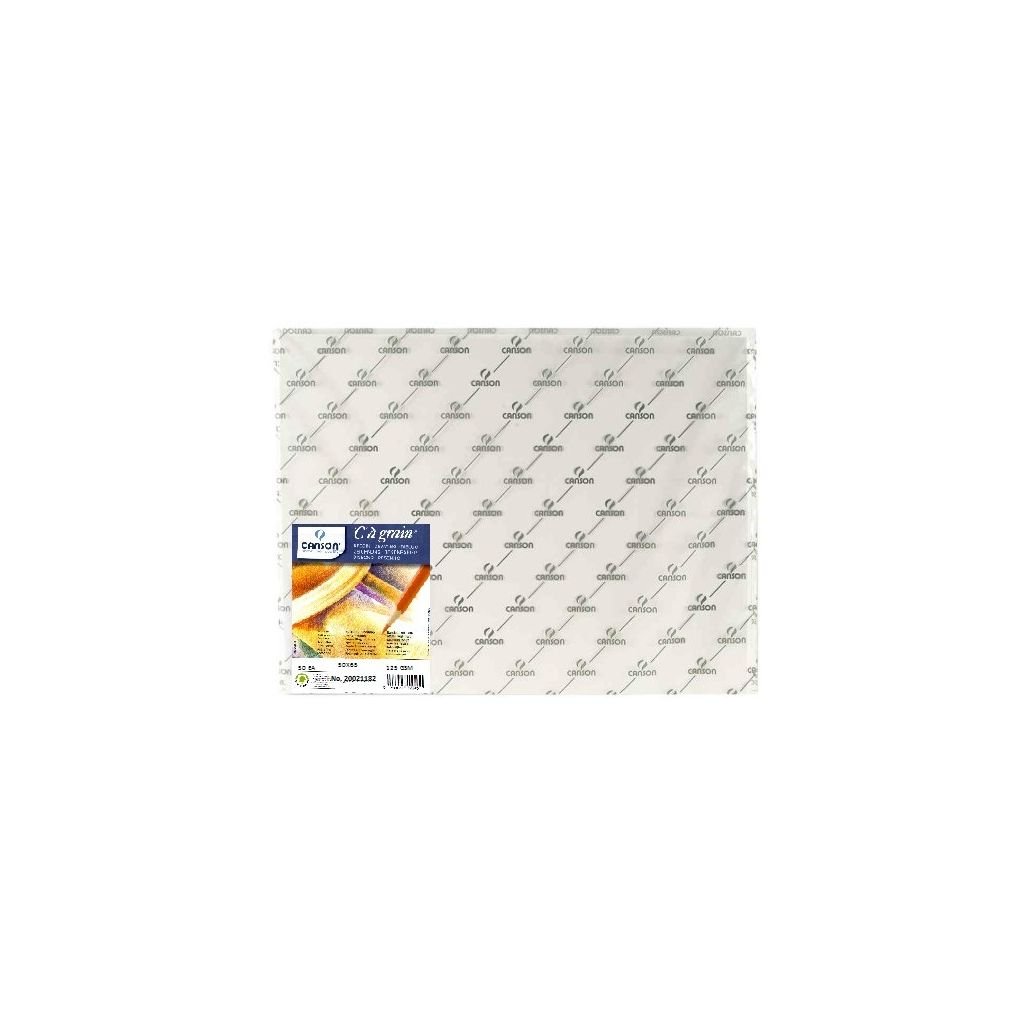 Canson C a' Grain Heavyweight Drawing Paper - Fine Grain 125 GSM 50 x 65 cm - Pack of 50 Sheets