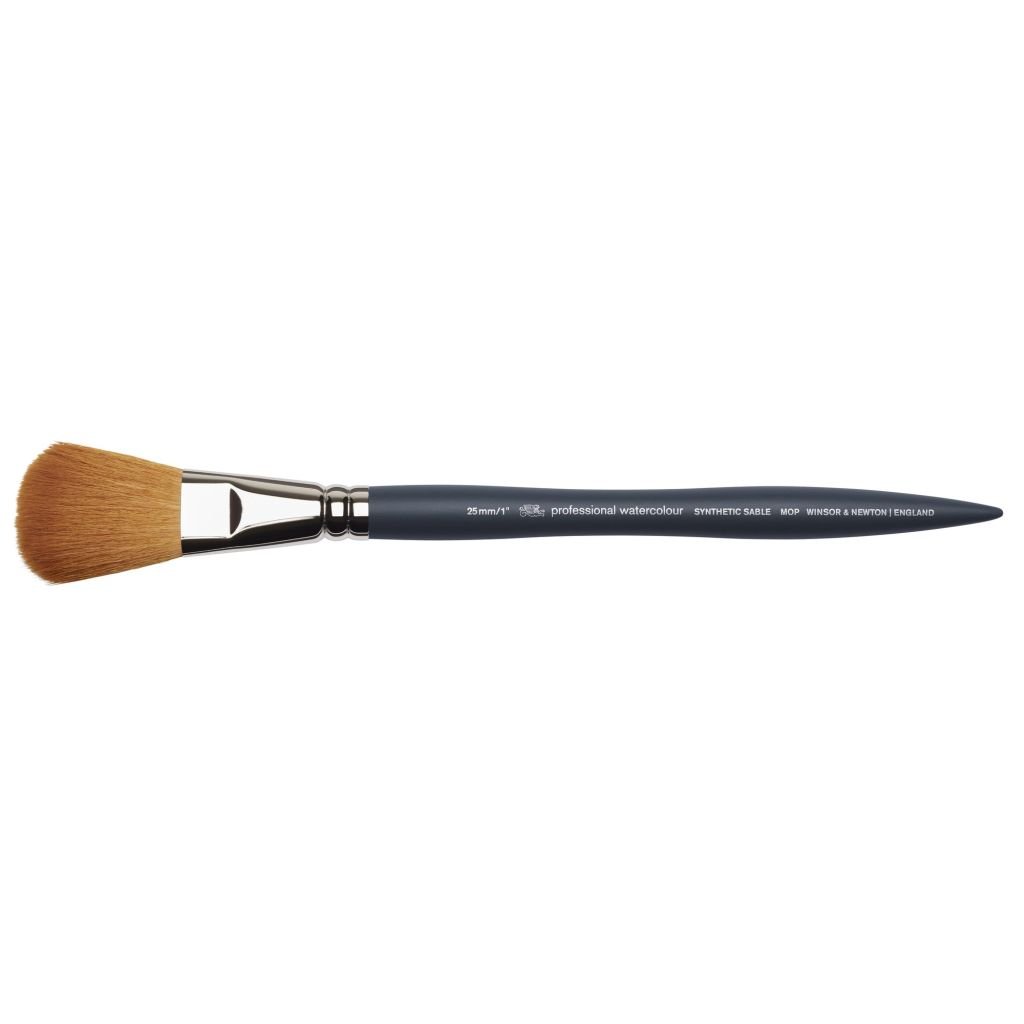 Winsor & Newton Professional Water Colour Synthetic Sable Hair Brush - Mop - Short Handle - Size - 1
