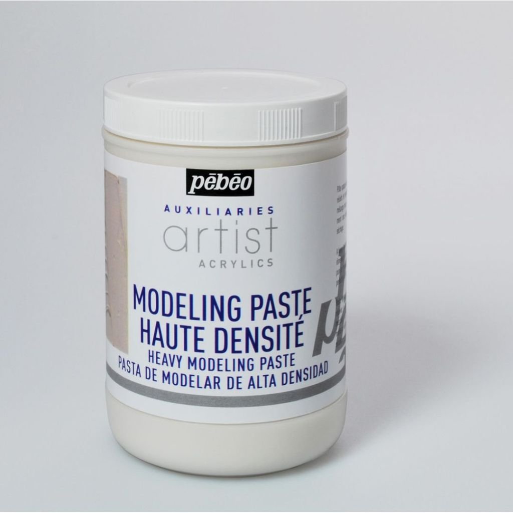 Pebeo Extra Fine Artist Acrylics Auxiliaries -  Heavy Modeling Paste - 1000 ml jar