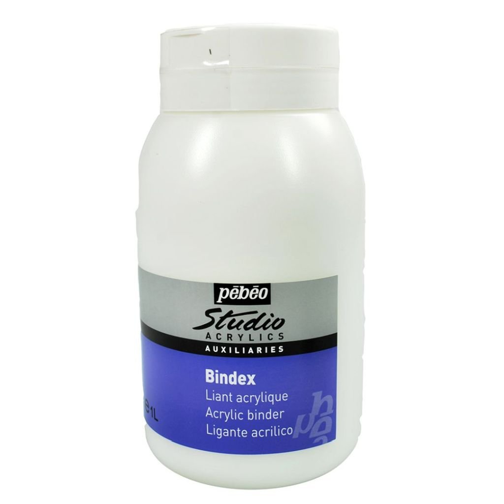 Pebeo Studio Acrylics Auxiliaries - Brilliant Bindex - Jar of 1000 ml