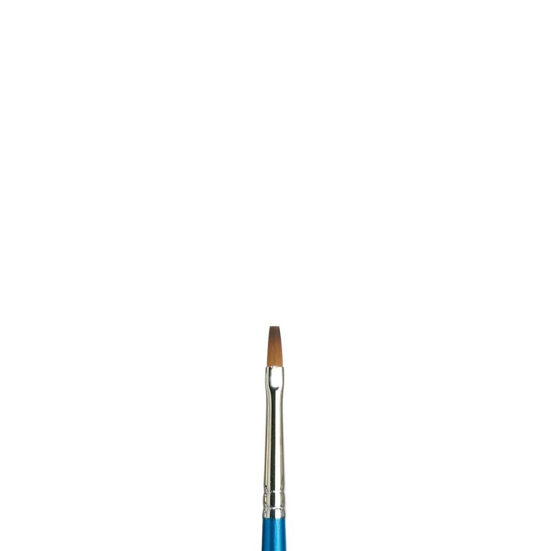 Winsor & Newton Cotman Watercolour Synthetic Hair Brush - Series 666 - One Stroke/ Flat - Short Handle - Size - 1/8