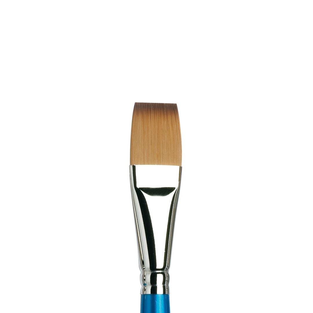Winsor & Newton Cotman Watercolour Synthetic Hair Brush - Series 666 - One Stroke/ Flat - Short Handle - Size - 3/4