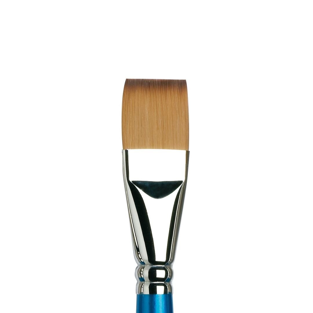 Winsor & Newton Cotman Watercolour Synthetic Hair Brush - Series 666 - One Stroke/ Flat - Short Handle - Size - 1
