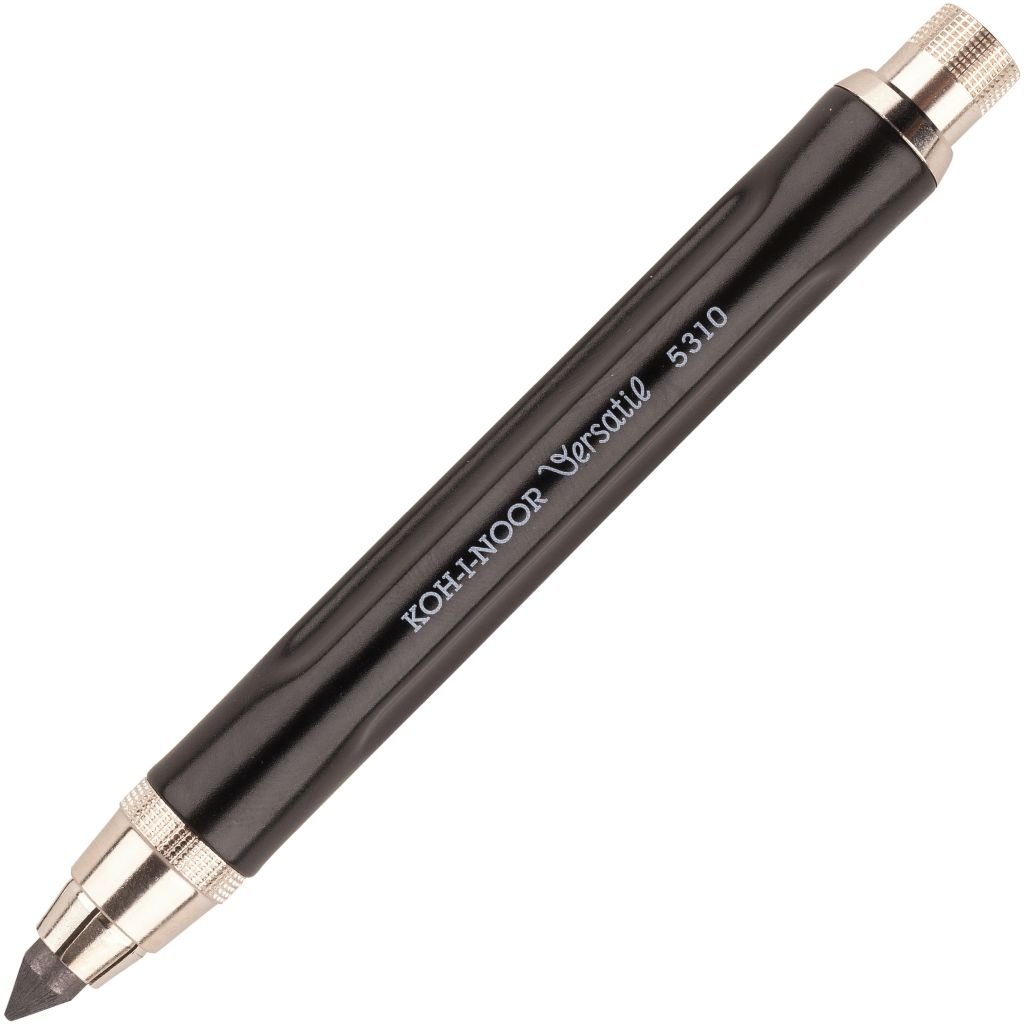 Koh-i-noor 5310 Versatil Mechanical Clutch Pencil / Leadholder - 5.6 MM - Black Metal Body without Clip
