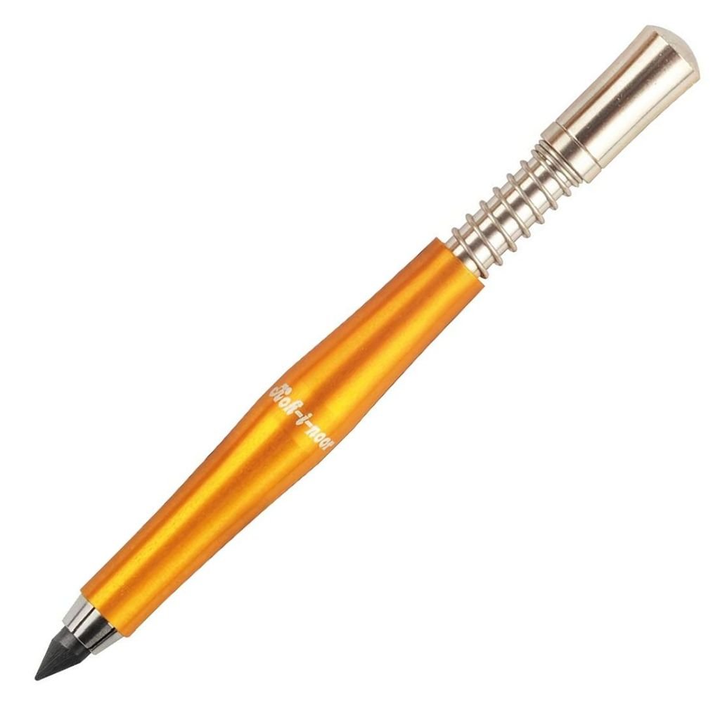 Koh-i-noor 5330 Mechanical Clutch Pencil / Leadholder - 5.6 MM - Stylish Gold Metal Body with Sharpener