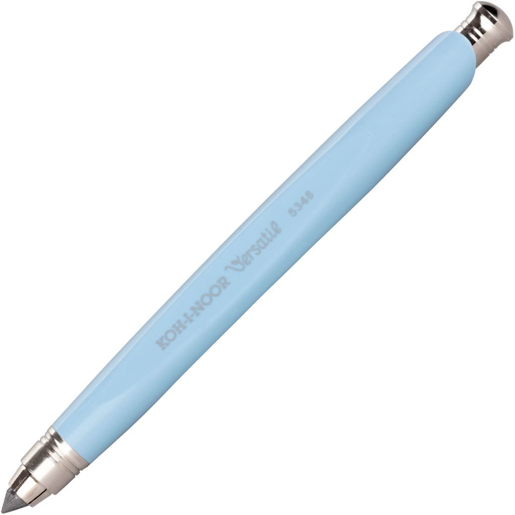 Koh-i-noor 5348 Versatil Mechanical Clutch Pencil / Leadholder - 5.6 MM - Light Blue Plastic Body with Metal Fitting & Sharpener