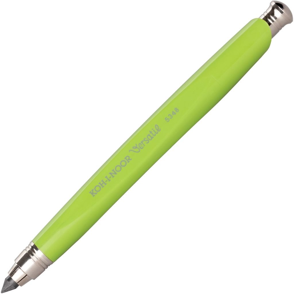 Koh-i-noor 5348 Versatil Mechanical Clutch Pencil / Leadholder - 5.6 MM - Light Green Plastic Body with Metal Fitting & Sharpener