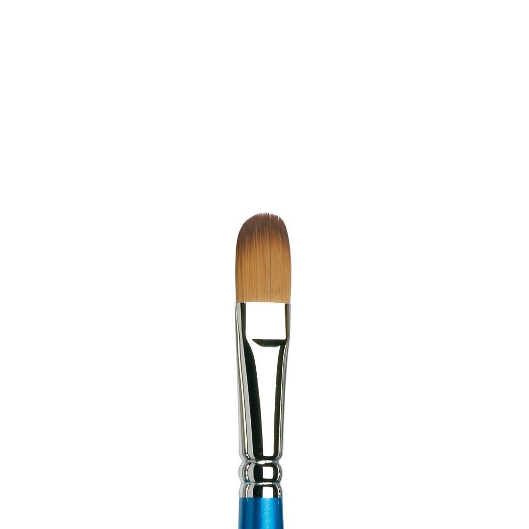 Winsor & Newton Cotman Watercolour Synthetic Hair Brush - Series 668 - Filbert - Short Handle - Size - 1/2