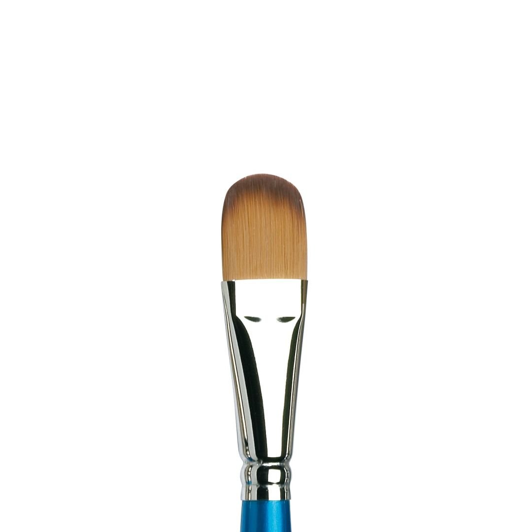 Winsor & Newton Cotman Watercolour Synthetic Hair Brush - Series 668 - Filbert - Short Handle - Size - 3/4