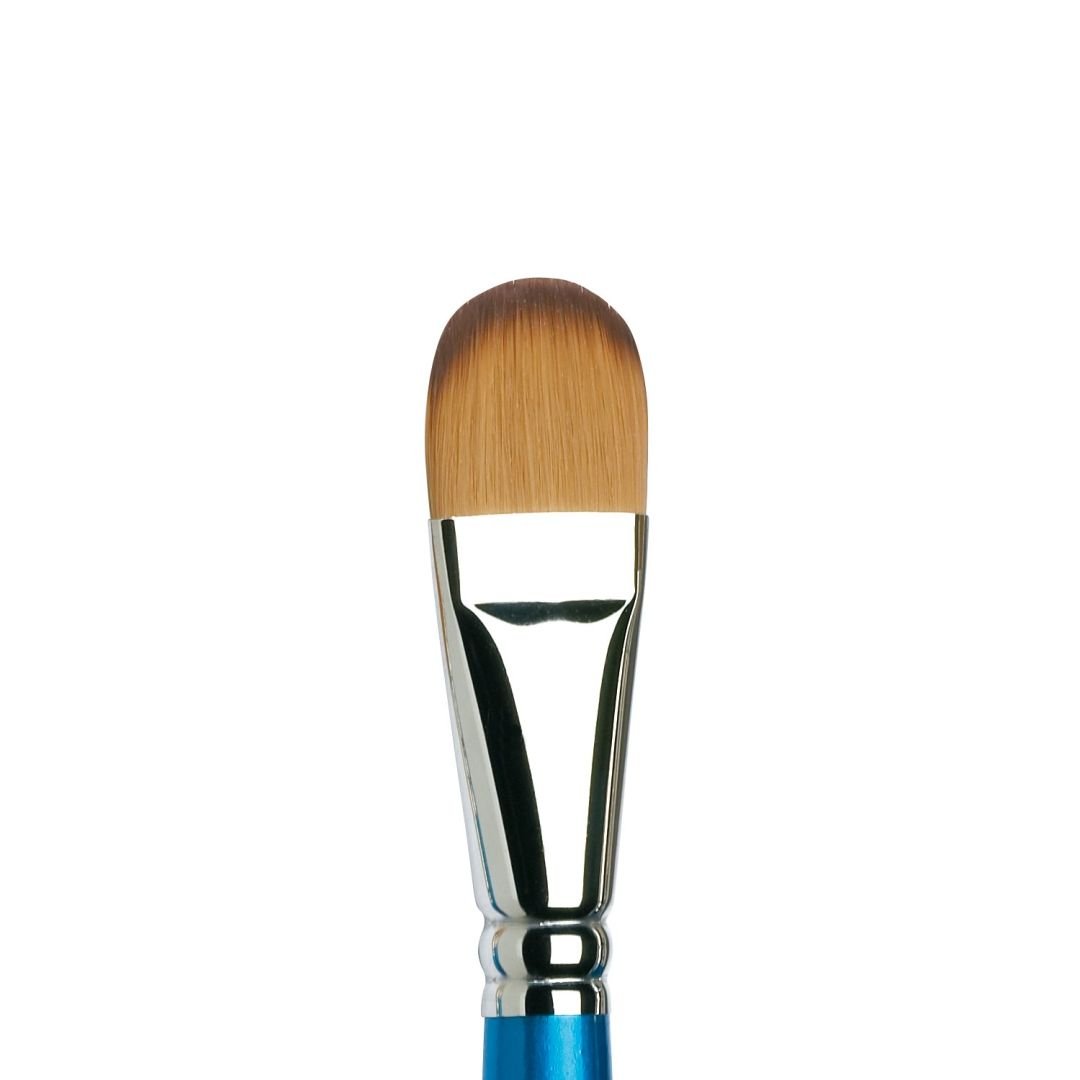 Winsor & Newton Cotman Watercolour Synthetic Hair Brush - Series 668 - Filbert - Short Handle - Size - 1