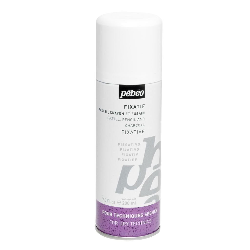 Pebeo Extra Fine Pastel, Pencil and Charcoal Fixative - 200 ml spray