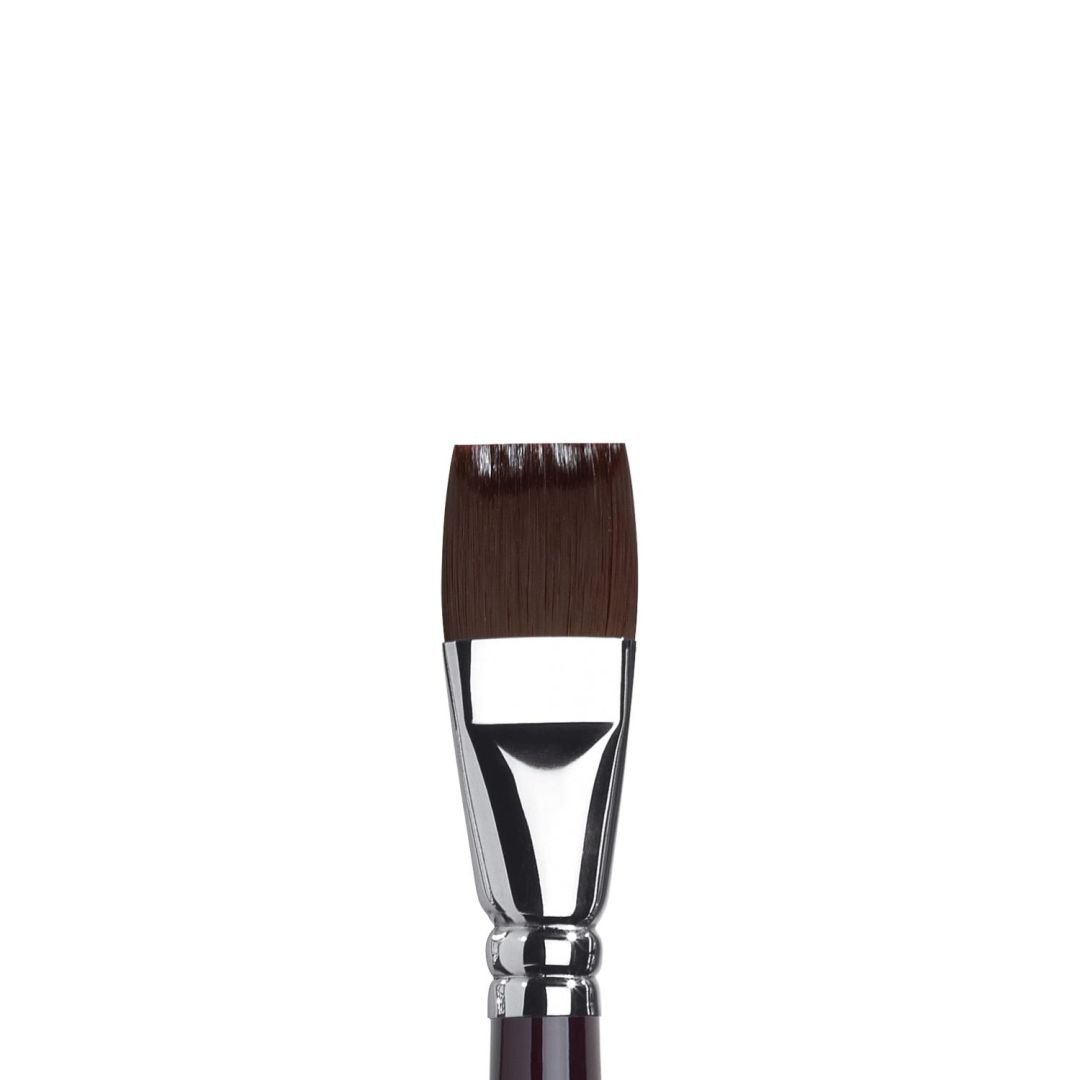 Winsor & Newton Galeria Synthetic Hair Brush - One Stroke / Wash - Short Handle - Size - 1