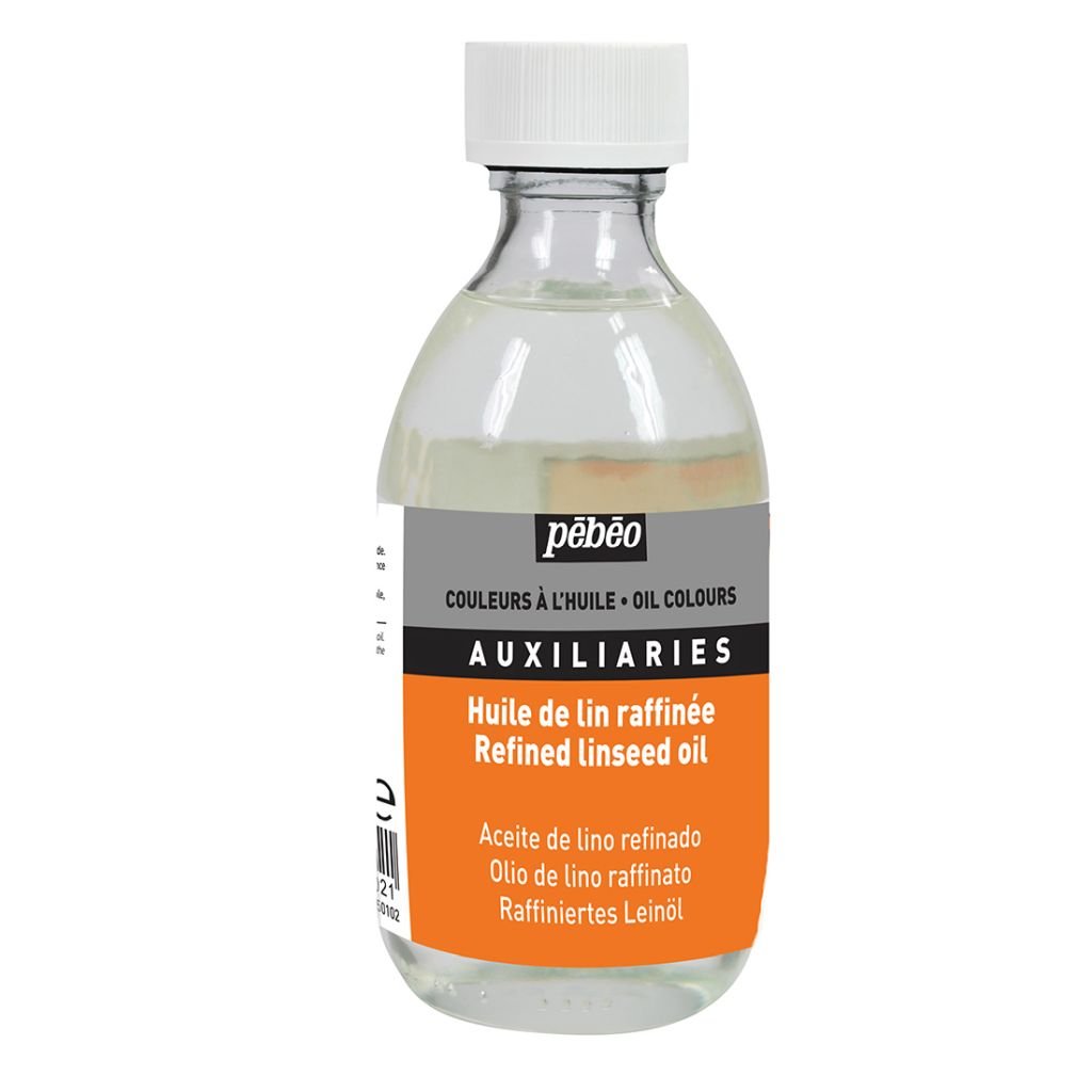 Pebeo Extra Fine Auxiliaries - Refined Linseed Oil - 245 ml bottle