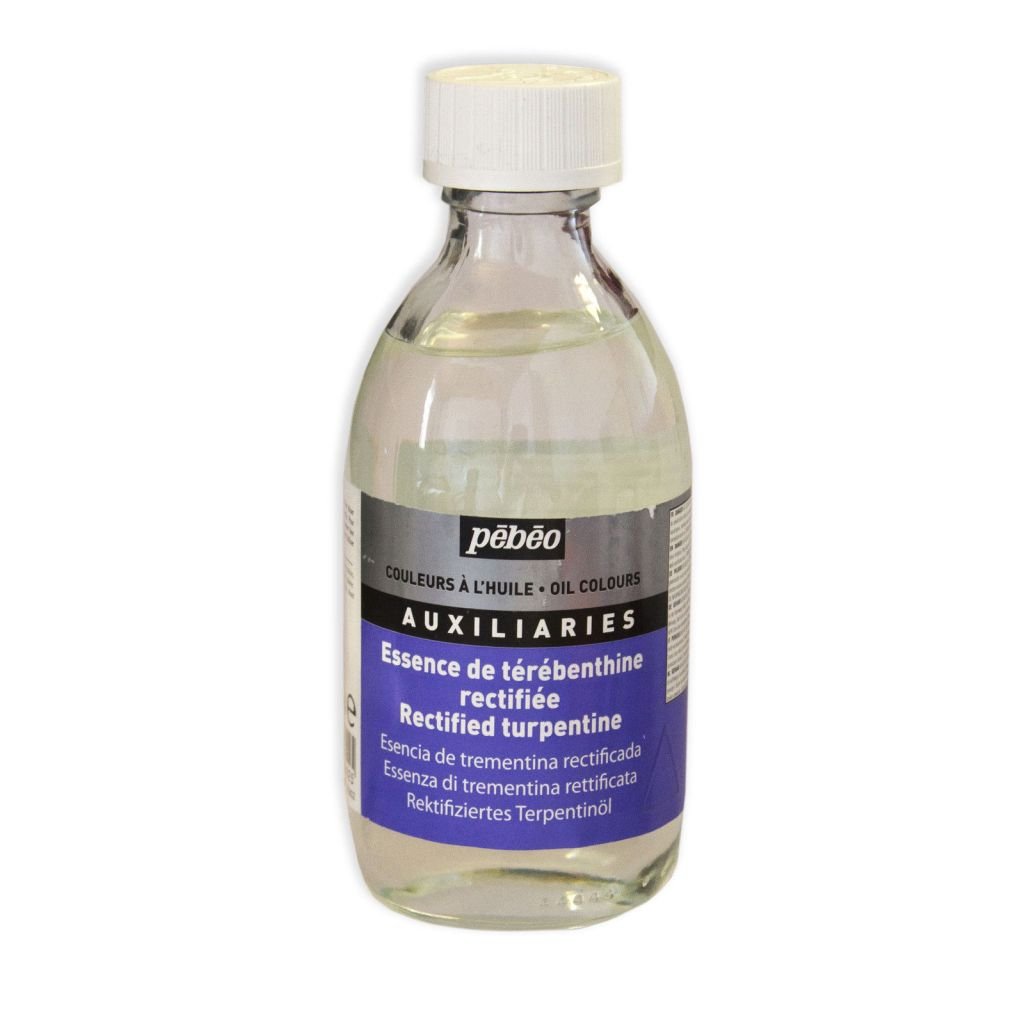 Pebeo Extra Fine Auxiliaries - Rectified Turpentine - 245 ml bottle