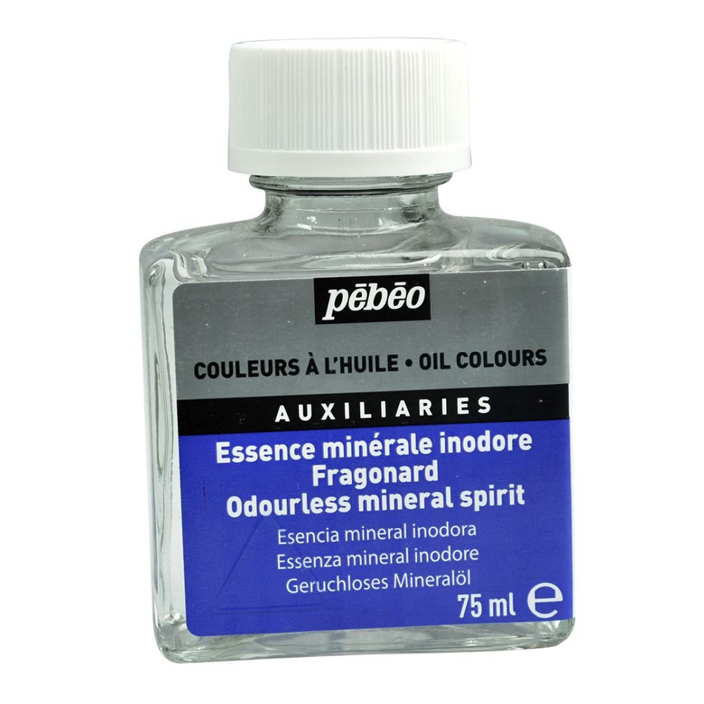 Pebeo Extra Fine Auxiliaries -  Odourless Mineral Spirit - 75 ml bottle
