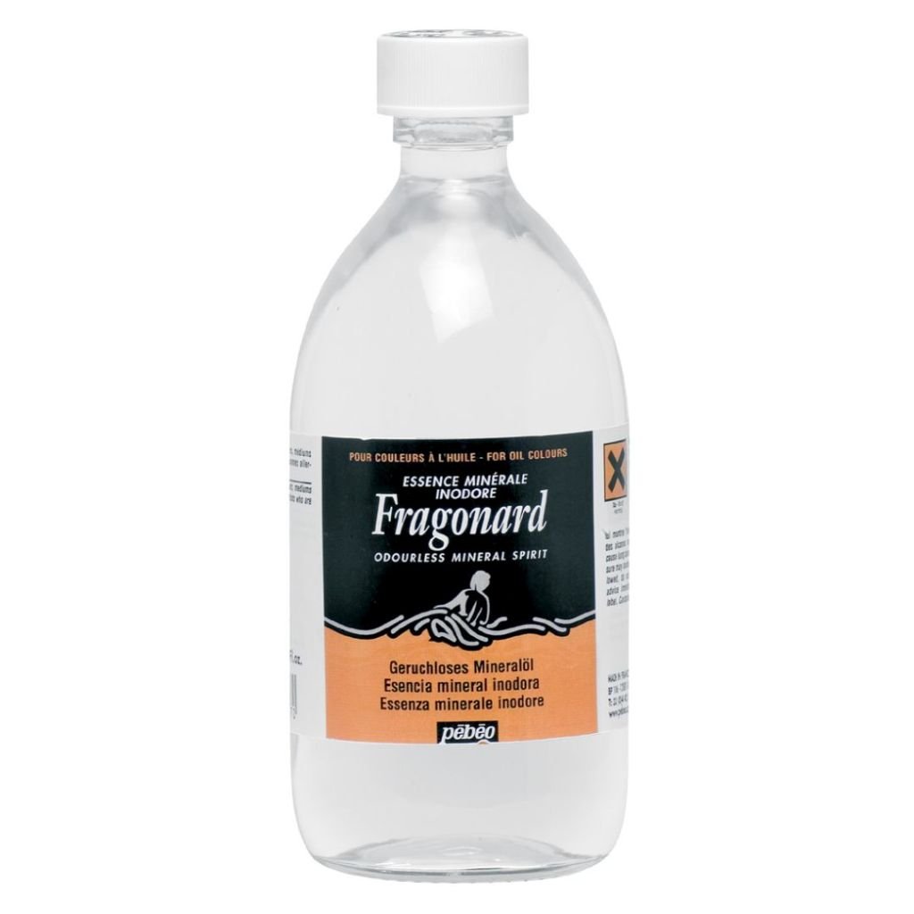 Pebeo Extra Fine Auxiliaries -  Odourless Mineral Spirit - 495 ml Bottle