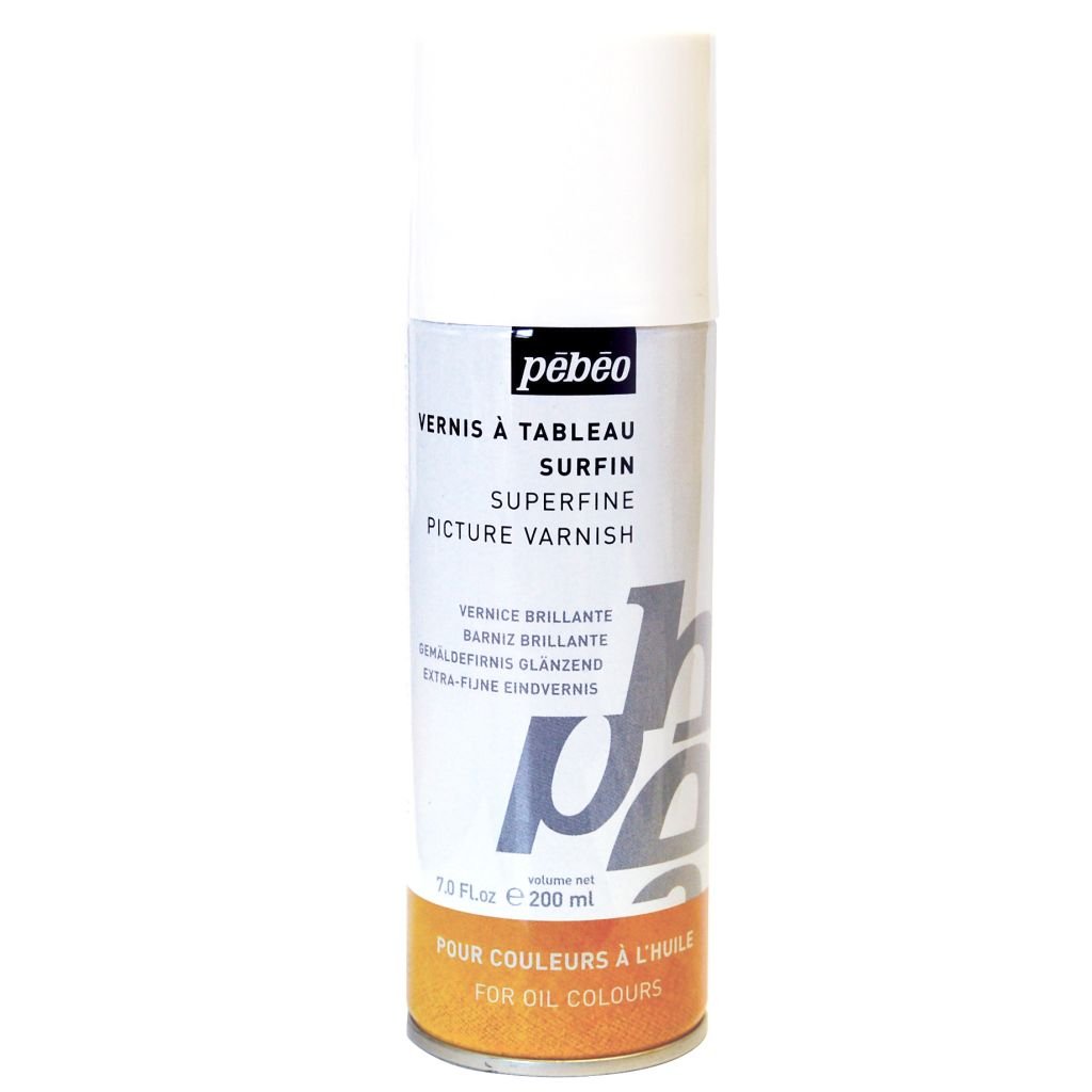Pebeo Extra Fine Auxiliaries - Superfine Picture Varnish for Oil Colours - 200 ml spray