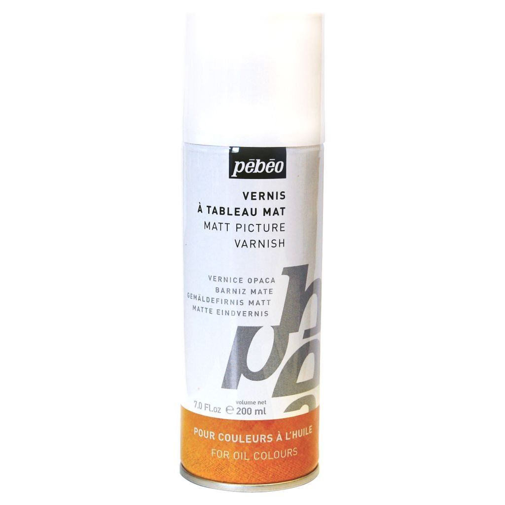 Pebeo Extra Fine Auxiliaries - Matt Picture Varnish for Oil Colours - 200 ml spray