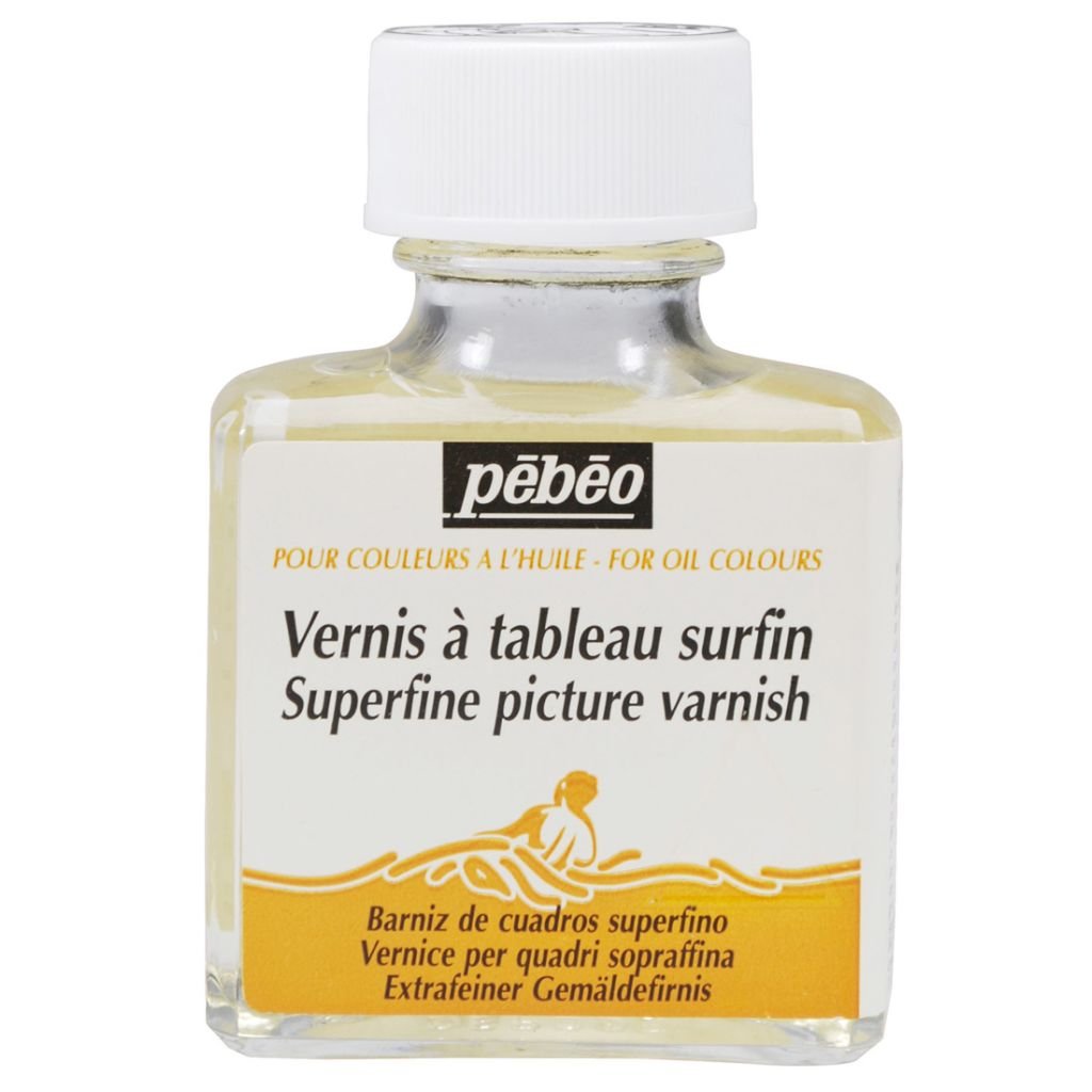 Pebeo Extra Fine Auxiliaries - Superfine Picture Varnish for Oil Colours - 75 ml bottle