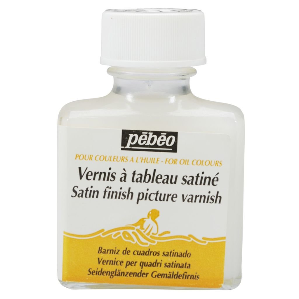 Pebeo Extra Fine Auxiliaries - Satin Finish Picture Varnish for Oil Colours - 75 ml Bottle