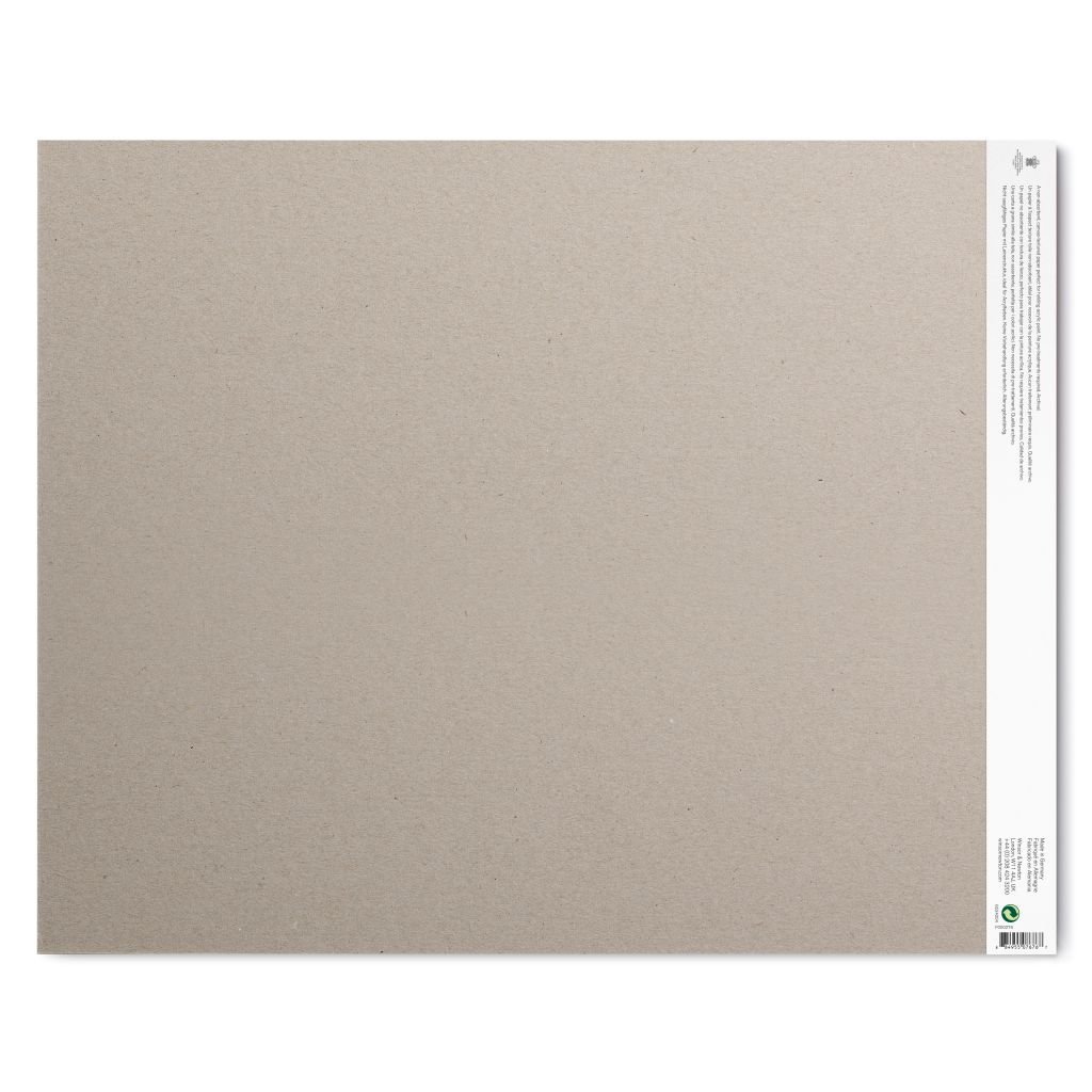 Winsor & Newton Acrylic Paper - Canvas Texture 300 GSM - 40.6 cm x 50.8 cm or 16'' x 20'' Natural White Short Side Glued Pad of 15 Sheets