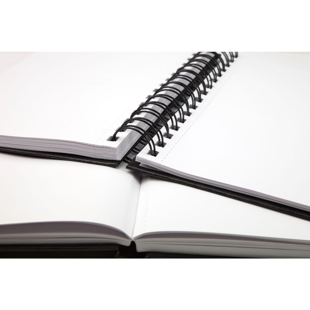 Winsor & Newton Sketchbook - Light Grain 110 GSM - 27.9 cm x 35.6 cm or 11'' x 14'' Natural White Hardbound Journal of 80 Sheets